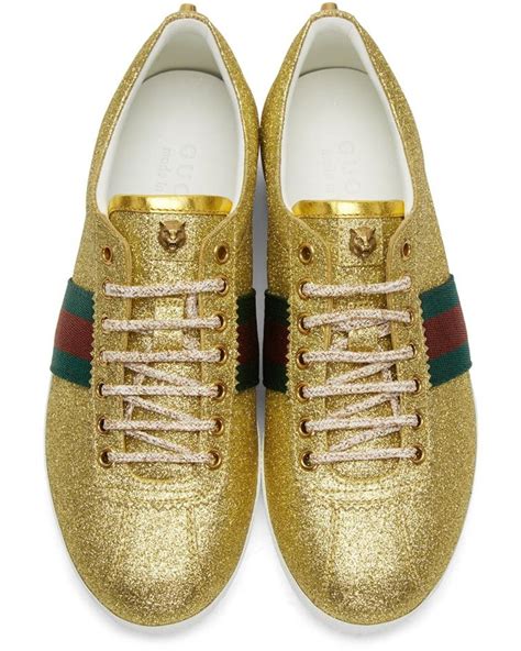 sparkly gucci shoes men|gucci bambi glitter sneakers.